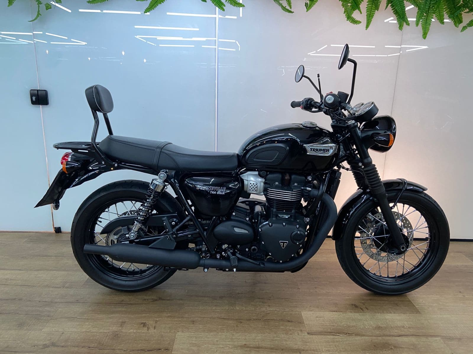 TRIUMPH BONNEVILLE T100 BLACK